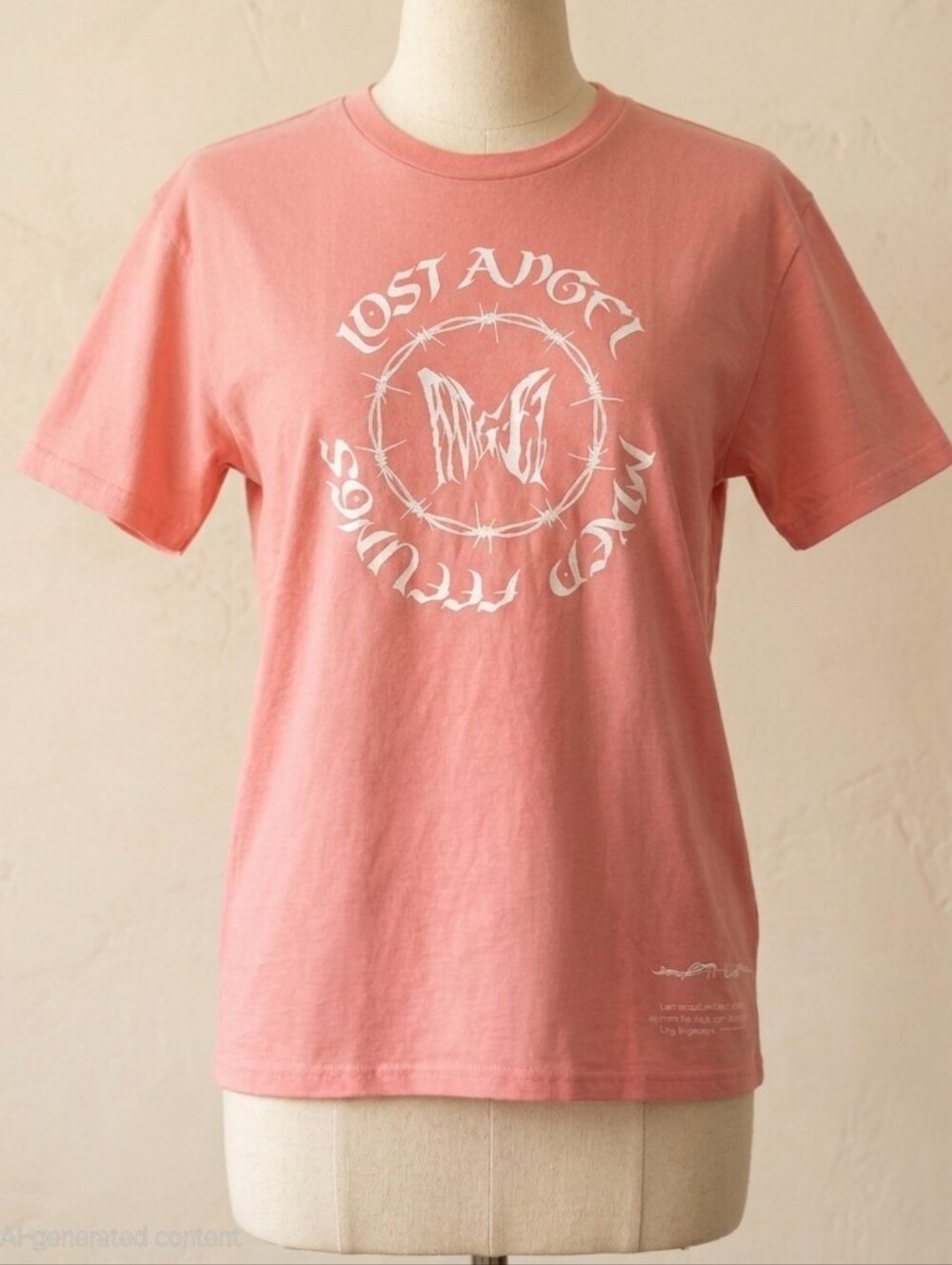 Forever 21 "Lost Angel" Graphic Tee - Size Medium - Excellent Condition